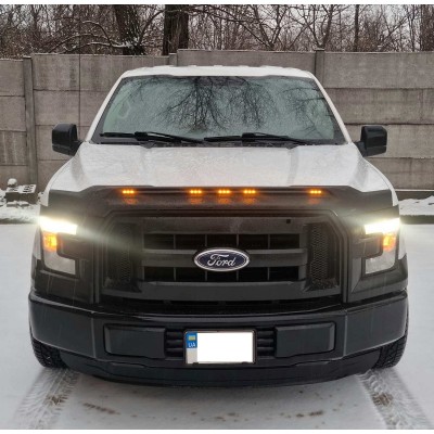 Дефлектор капота AVS Led Ford F150 2015+ Дефлектор капота AVS Led Ford F150 2015+