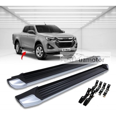 Пороги оригінальний дизайн Isuzu D-Max 2021+