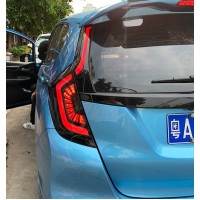Задні Led ліхтарі чорні Honda Jazz Fit 2014+ Задні Led ліхтарі чорні Honda Jazz Fit 2014+