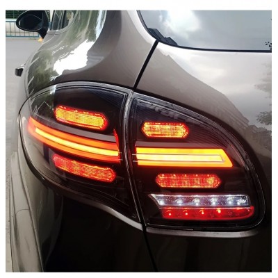 Задні Led ліхтарі чорні Porsche Cayenne 2011-2013