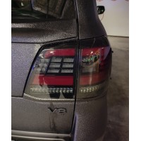 Задні Led ліхтарі чорні Toyota LC 200 2008+ Задні Led ліхтарі чорні Toyota LC 200 2008+