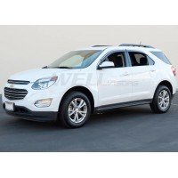 Дефлектори вікон з хром молдингом Chevrolet Equinox 2010-2017 Wellvisors Дефлектори вікон з хром молдингом Chevrolet Equinox 2010-2017 Wellvisors