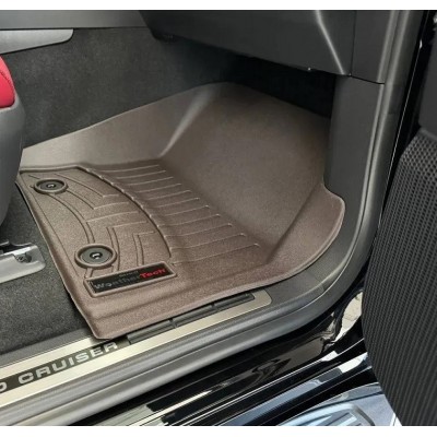 Килимки коричневі WetherTech Toyota Land Cruiser 300 передні