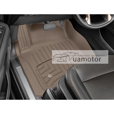 Килимки передні Cadillac Escalade 2021+ WeatherTech HP бежеві