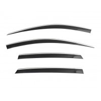 Дефлектори вікон з хром молдингом VW ID.4 Wellvisors