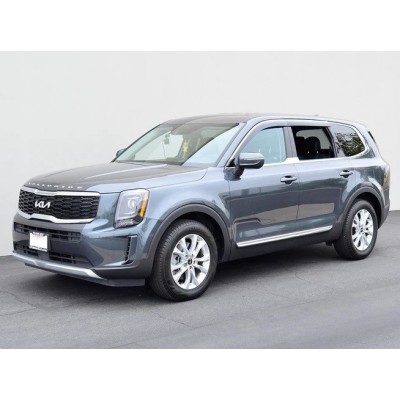 Дефлектори вікон з хром молдингом Kia Telluride Wellvisors Дефлектори вікон з хром молдингом Kia Telluride Wellvisors