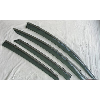 Дефлектори вікон з хром молдингом Ford Fusion USA Дефлектори вікон з хром молдингом Ford Fusion USA