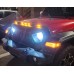 Дефлектор капота AVS Led Jeep Gladiator 