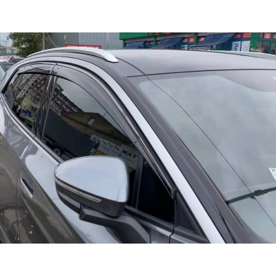 Дефлектори вікон з молдингом VW ID.4 Wellvisors Дефлектори вікон з молдингом VW ID.4 Wellvisors