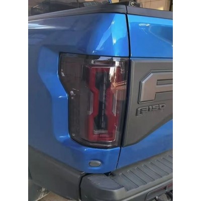 Задні Led ліхтарі Ford F-150 2015+ чорні тоновані 