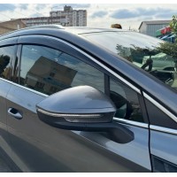 Дефлектори вікон з хром молдингом VW ID.4 Wellvisors Дефлектори вікон з хром молдингом VW ID.4 Wellvisors