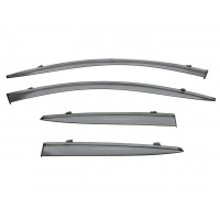 Дефлектори вікон з молдингом Kia Sorento 2020+ Wellvisors Дефлектори вікон з молдингом Kia Sorento 2020+ Wellvisors