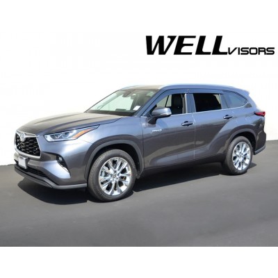 Дефлектори вікон WellVisors Toyota Highlander 2020+ Дефлектори вікон WellVisors Toyota Highlander 2020+