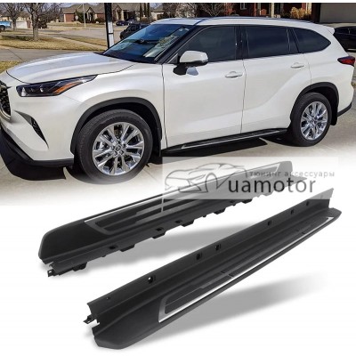 Пороги оригінальний дизайн Toyota Highlander 2020+