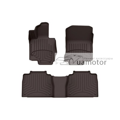 Килими коричневі Mercedes-Benz GLE 2020+ WeatherTech HP