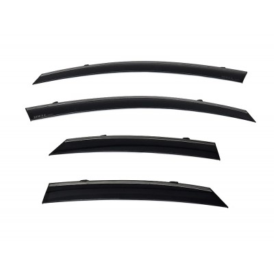 Дефлектори вікон з молдингом Lexus NX 2022+ Wellvisors Дефлектори вікон з молдингом Lexus NX 2022+ Wellvisors