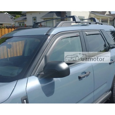 Дефлектори вікон EGR Ford Bronco Sport темні матові