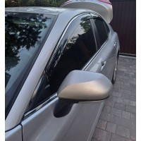 Дефлектори вікон з хром молдингом Toyota Camry 70 Wellvisors