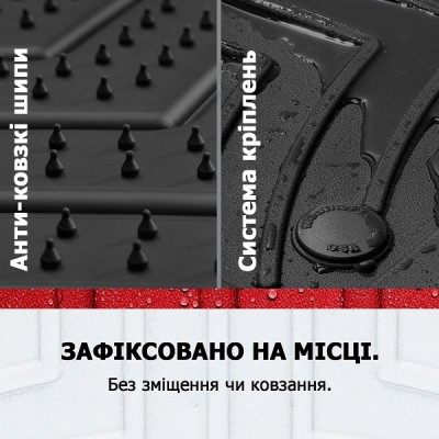 Килимки передні Subaru Ascent WeatherTech HP коричневі
