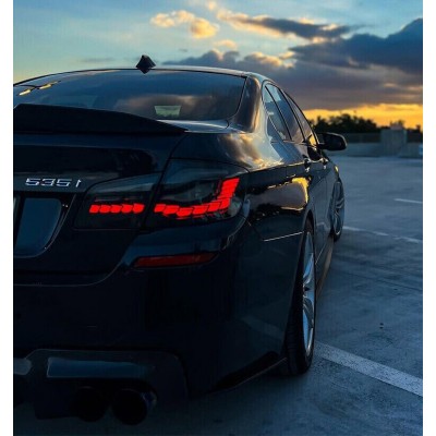 Задні Led ліхтарі BMW 5 F10 чорні Задні Led ліхтарі BMW 5 F10 чорні