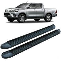 Пороги оригінальний дизайн Toyota Hilux 2015+