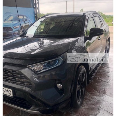 Пороги Faba Omsa Toyota Rav - 4 2019+ чорні