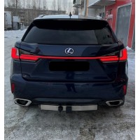 Задня оптика Led чорна Lexus RX 2015-2022