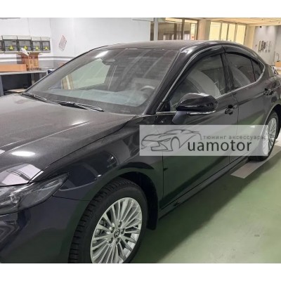 Дефлектори вікон з хром молдингом Toyota Camry XV80 2025+ Wellvisors