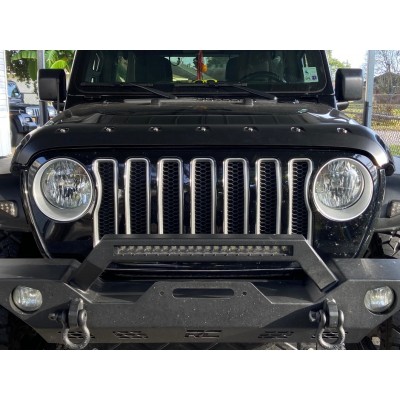 Дефлектор капота FormFit Jeep Wrangler 2018+