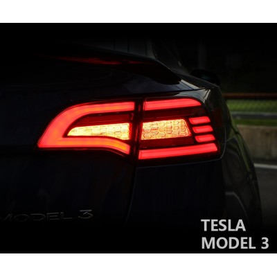 Задні Led ліхтарі Tesla Model 3