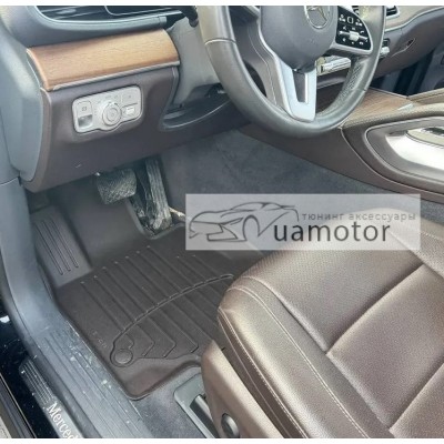 Килимки передні Mercedes GLE-Class 2020+ WeatherTech HP коричневі