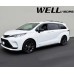 Дефлектори вікон з хром молдингом Toyota Sienna 2021+ Wellvisors