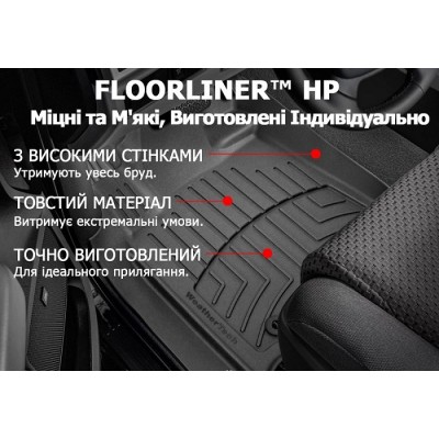 Килимки передні Ford F-150 2021+ WeatherTech HP
