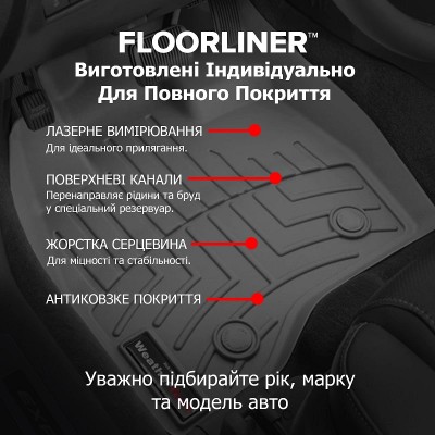 Килимки WeatherTech Discovery Sport 2015+ передні бежеві
