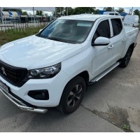 Пороги алюмінієві БМВ стиль Пежо Ландтрек Пороги алюмінієві БМВ стиль Пежо Ландтрек