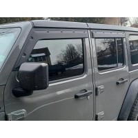 Дефлектори вікон FormFit Jeep Wrangler 2018+ Дефлектори вікон FormFit Jeep Wrangler 2018+