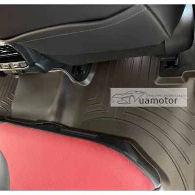 Килим коричневий WeatherTech Toyota Land Cruiser 300 задній