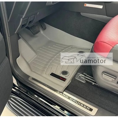 Килимки сірі WetherTech Toyota Land Cruiser 300 передні