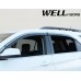 Дефлектори вікон з хром молдингом Chevrolet Equinox 2010-2017 Wellvisors