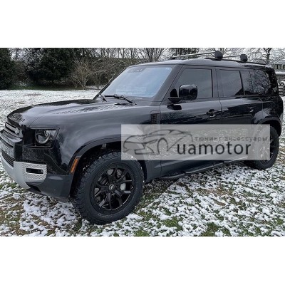 Пороги OEM Black Land Rover Defender L663 2020+