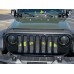 Дефлектор капота AVS Led Jeep Wrangler 2018+