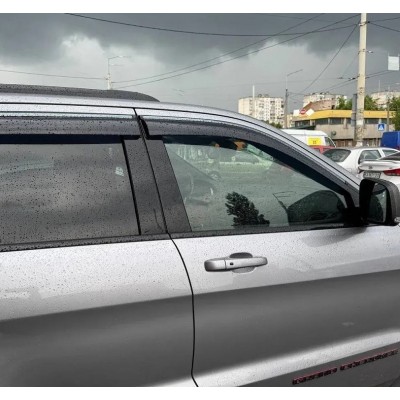 Дефлектори вікон з молдингом Jeep Grand Cherokee 2010+ Wellvisors