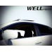 Дефлектори вікон з хром молдингом Toyota Venza 2009-2016 Wellvisors