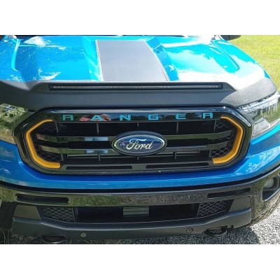 Дефлектор капота AVS Led Ford Ranger USA 2019+ 