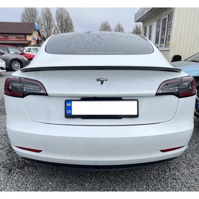 Спойлер чорний Tesla Model 3