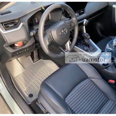 Килимки передні Toyota Rav4 2019+ WeatherTech HP сірі 