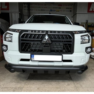 Захист бампера Grounder Mitsubishi L200 2024+ black