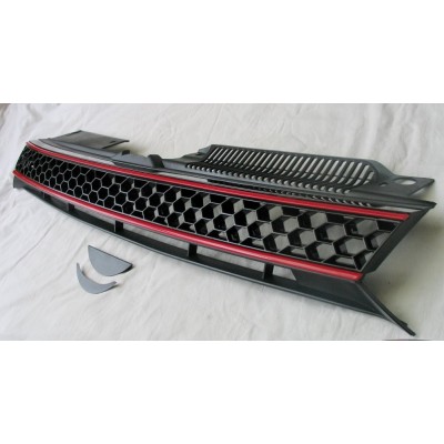 Решітка в стилі GTI VW Golf 6 без лого Решітка в стилі GTI VW Golf 6 без лого