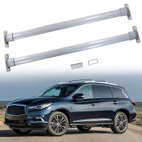 Перемички на рейлінги Infiniti QX60 2015+ сірі 