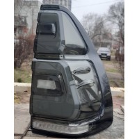 Задні Led ліхтарі чорні Toyota Prado 120